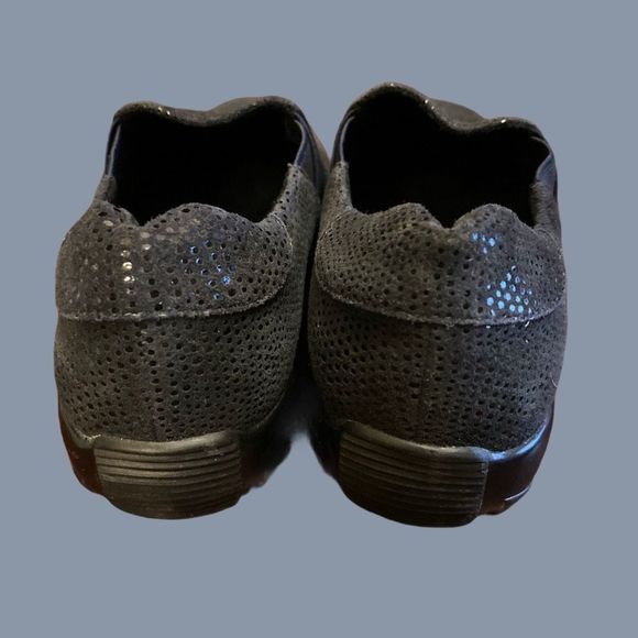 Vaneli Sport "Anemone" Navy Metallic Loafers 6 - Picture 4 of 5